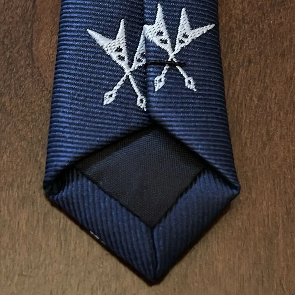 Old Navy Blue 100% Polyester Men’s Neck Tie Made In China